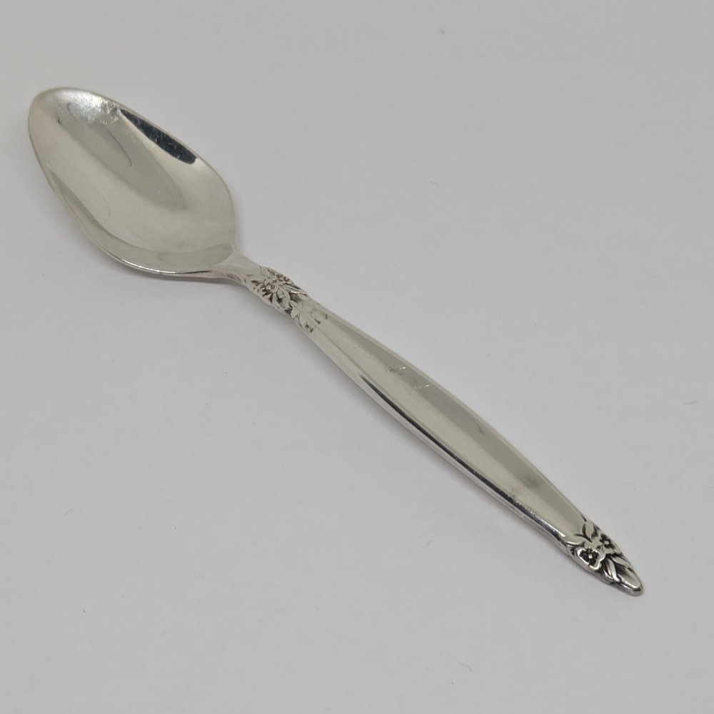 Garland 1847 Rogers International Silver Demitasse Spoon Silverplate Vintage